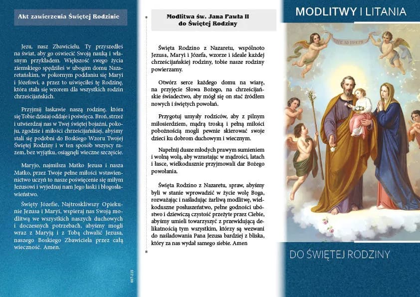 Litania do Świętej Rodziny - znaczenie i struktura modlitwy pełnej mocy